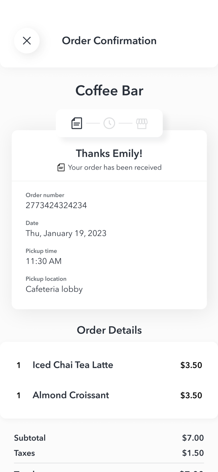 Boost Mobile Food Ordering
