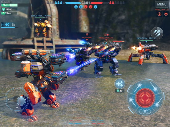 War Robots PvP Multiplayer iPad app afbeelding 3