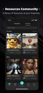TensorArt - AI model generator screenshot #1 for iPhone