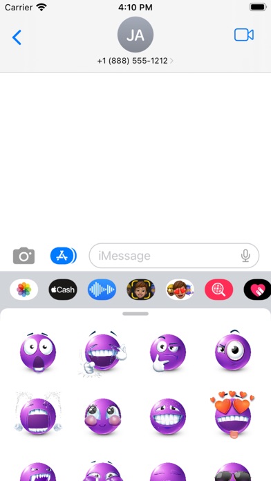 Purple Emoji Screenshot