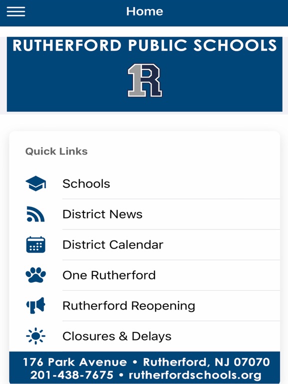 Rutherford PS Mobile iPad screenshot 2 - Education app