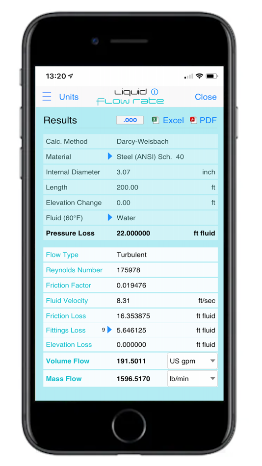 #2. Pipe Flow Liquid Flow Rate (iOS) 由: Pipe Flow Software