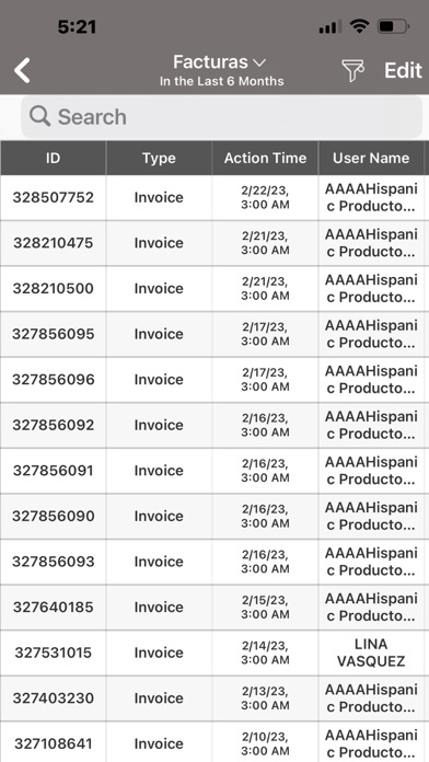Hispanic Productos Screenshot