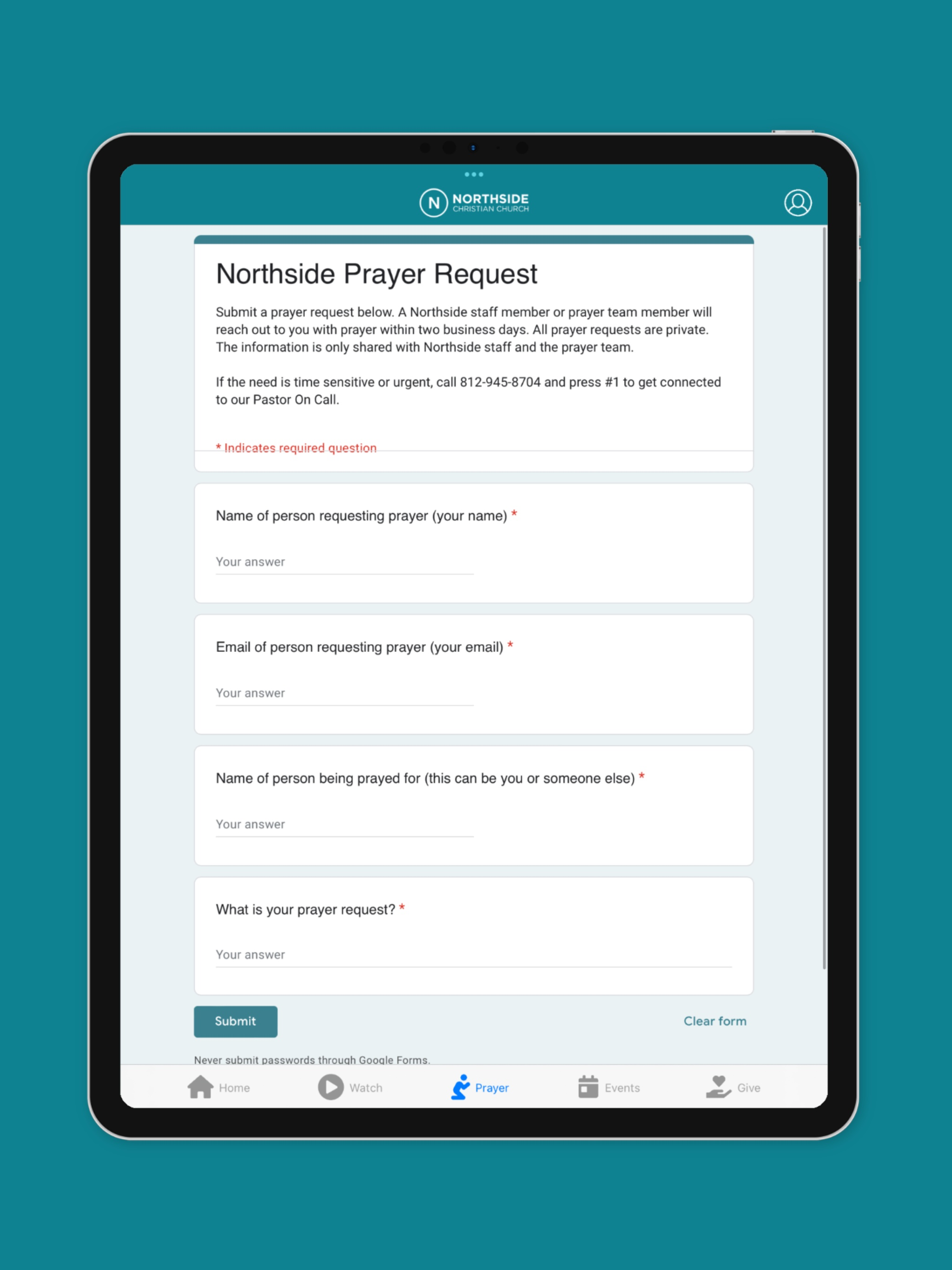 Northside Christian Church App