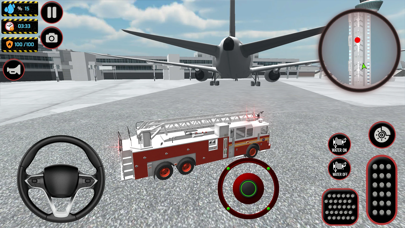 Airport Fire Truck Simulation Screenshot
