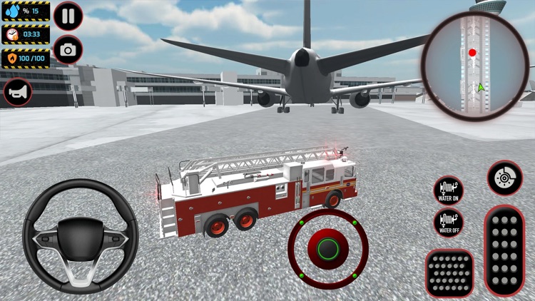 Airport Fire Truck Simulation