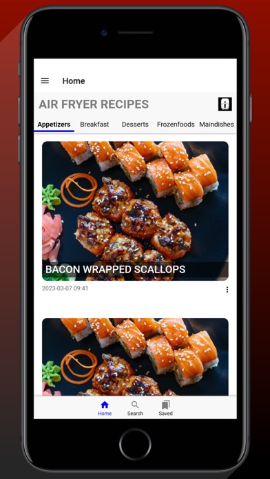Air Fryer Recipes+ App Screenshot