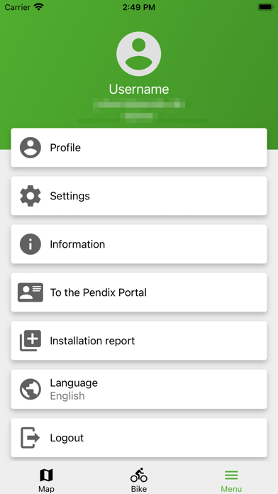 Pendix.bike PRO Screenshot