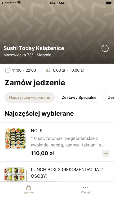 Sushi Today Screenshot
