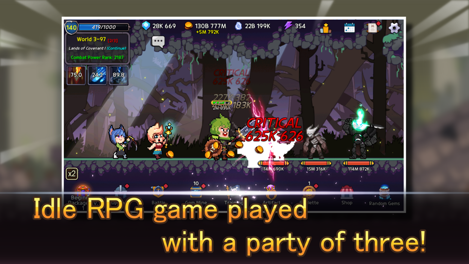 #4. Idle Tank, DPS, and Healer (iOS) 由: Sponge Mobile