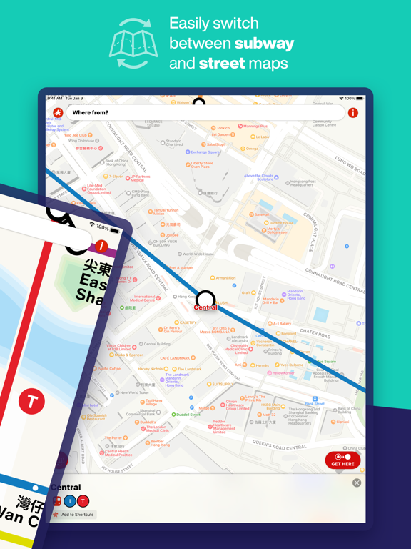 Screenshot #5 pour Hong Kong Metro Map & Routing
