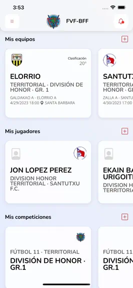 Game screenshot Federación Vizcaína de Fútbol mod apk