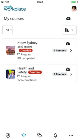Game screenshot Moodle Workplace apk