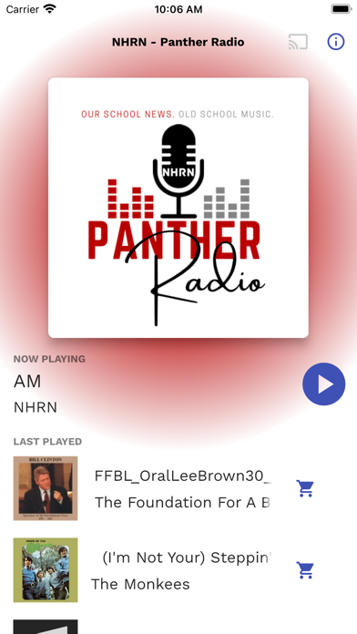 Screenshot #1 pour Panther Radio - NHRN
