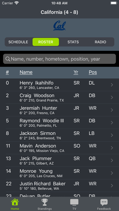 Screenshot #2 pour California Cal Football App