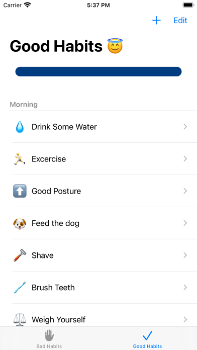 Screenshot #1 pour My Daily Habits
