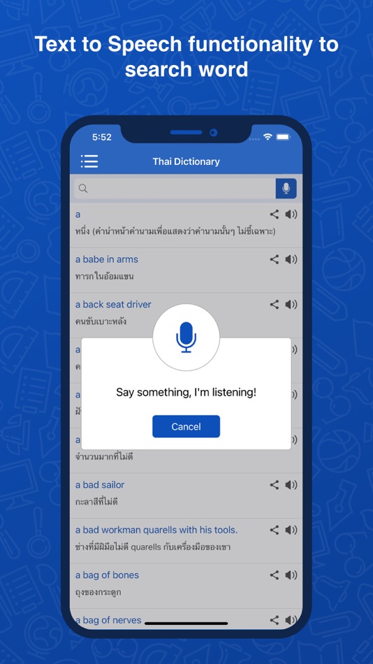 #7. Thai Dictionary: Translator (iOS) 由: Rushikesh Trivedi