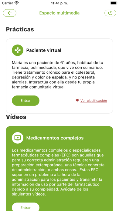 Atención Farmacéutica Screenshot