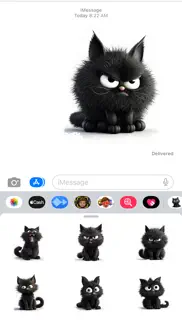 black cat moods iphone screenshot 1