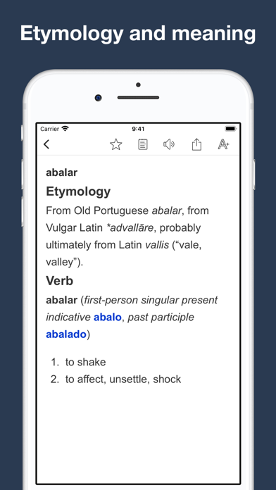 Screenshot #2 pour Portuguese Etymology