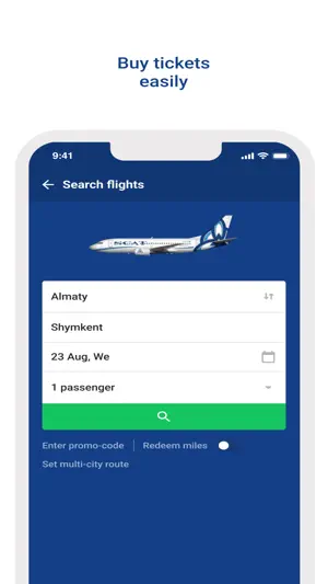 SCAT Airlines screenshot 1