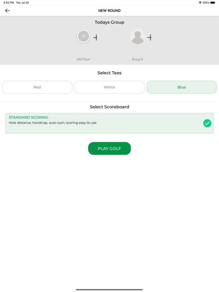 Golf at Indian Creek