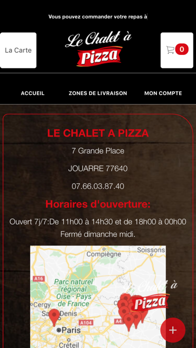 LE CHALET A PIZZA Screenshot