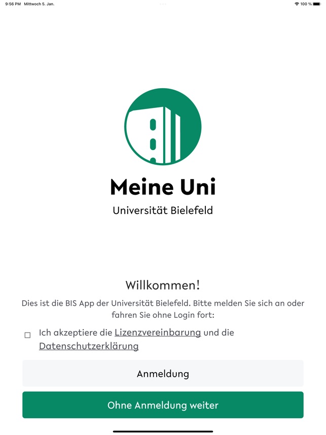 Meine Uni - Uni Bielefeld im App Store