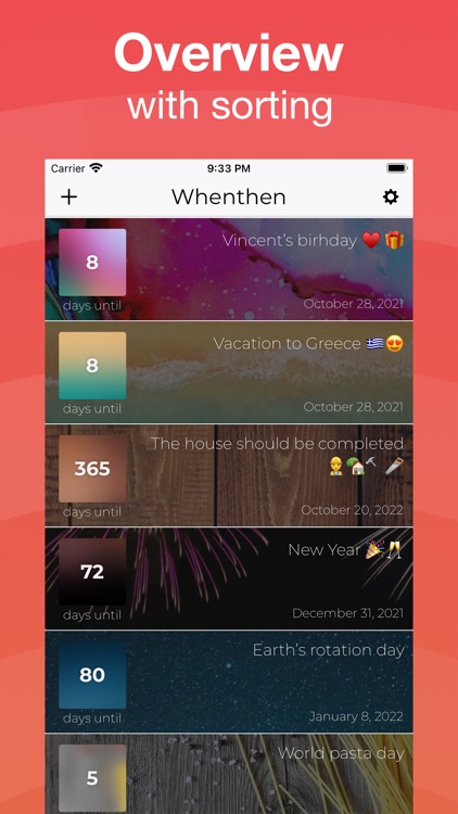 Whenthen – Countdowns