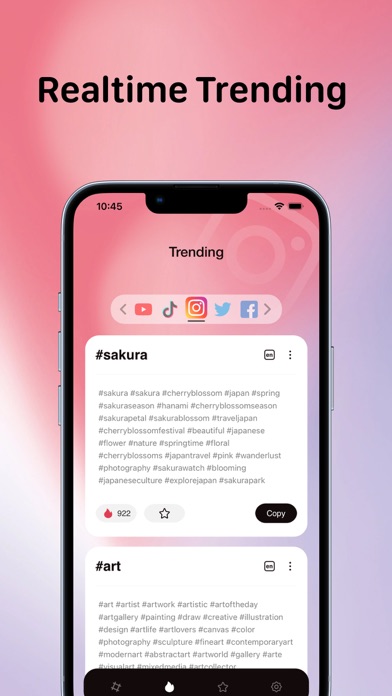 Hashtags Pro Screenshot