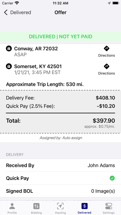 ET U-BID | Expeditus Transport Screenshot