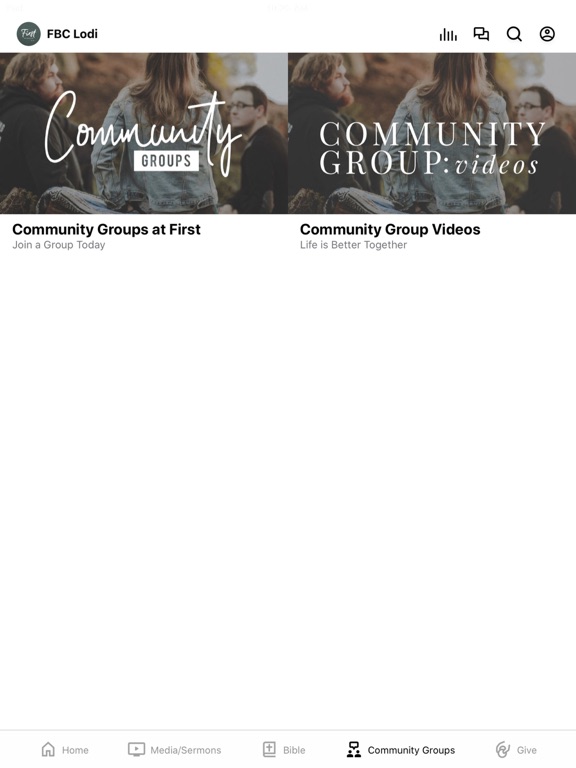 FBC Lodi iPad screenshot 3 - Education app