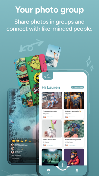 Screenshot #1 pour Strom — photo groups