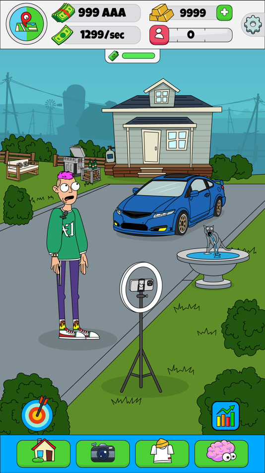 #5. Van - Idle Vlogger (iOS) By: Coco Play