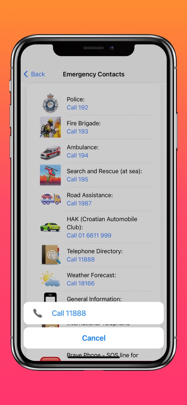 iPhone screenshot