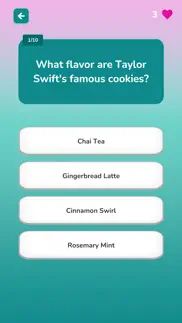 taylor swift trivia quiz iphone screenshot 2