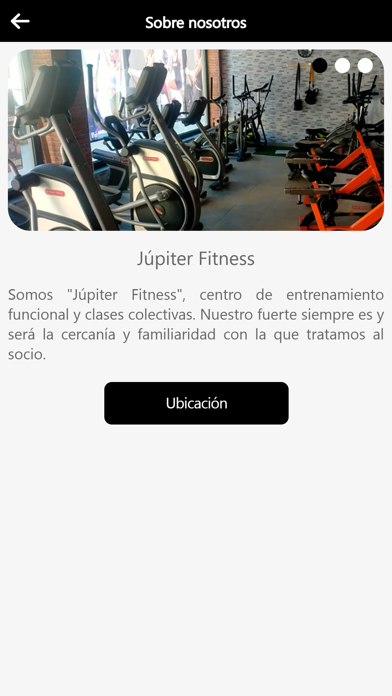 Júpiter Fitness Screenshot