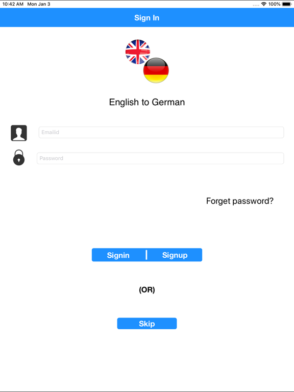 Screenshot #4 pour English to German