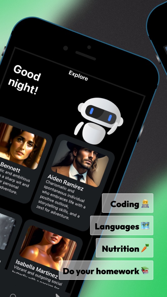 #2. Character AI chatbot assistant (iOS) 由: Alejandro Rodriguez Uson