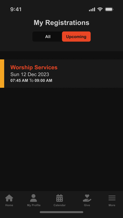 Communio AFM Church Screenshot