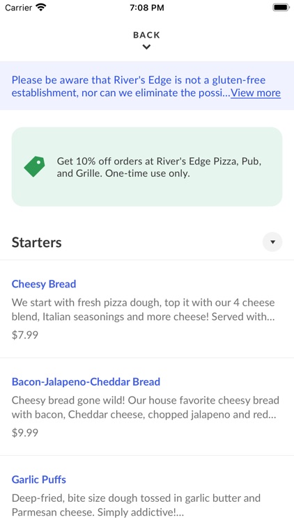 Rivers Edge Pizza Pub & Grille