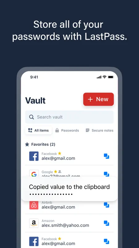 LastPass Password Manager screenshot 1 of 6