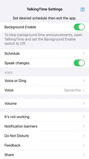 talkingtime - talking clock iphone screenshot 1