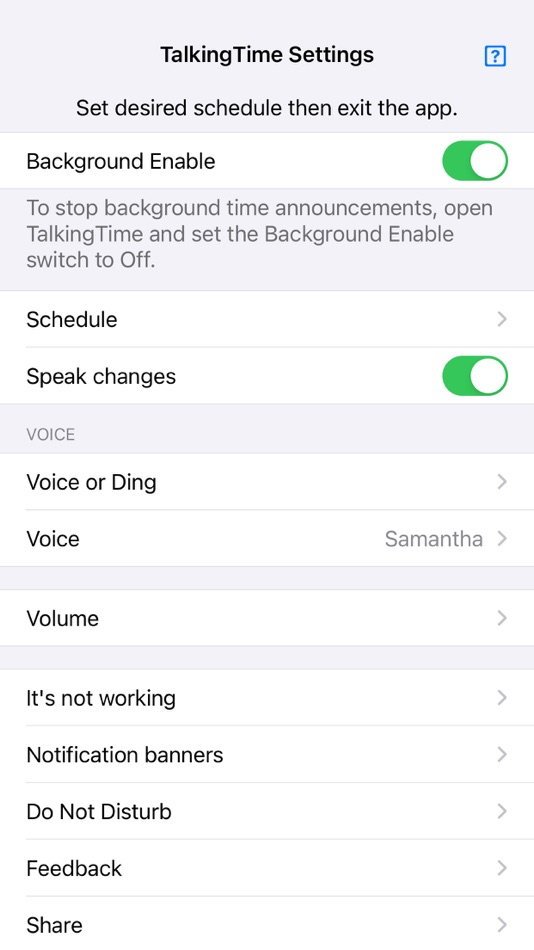 TalkingTime - talking clock - 6.2.1 - (iOS)