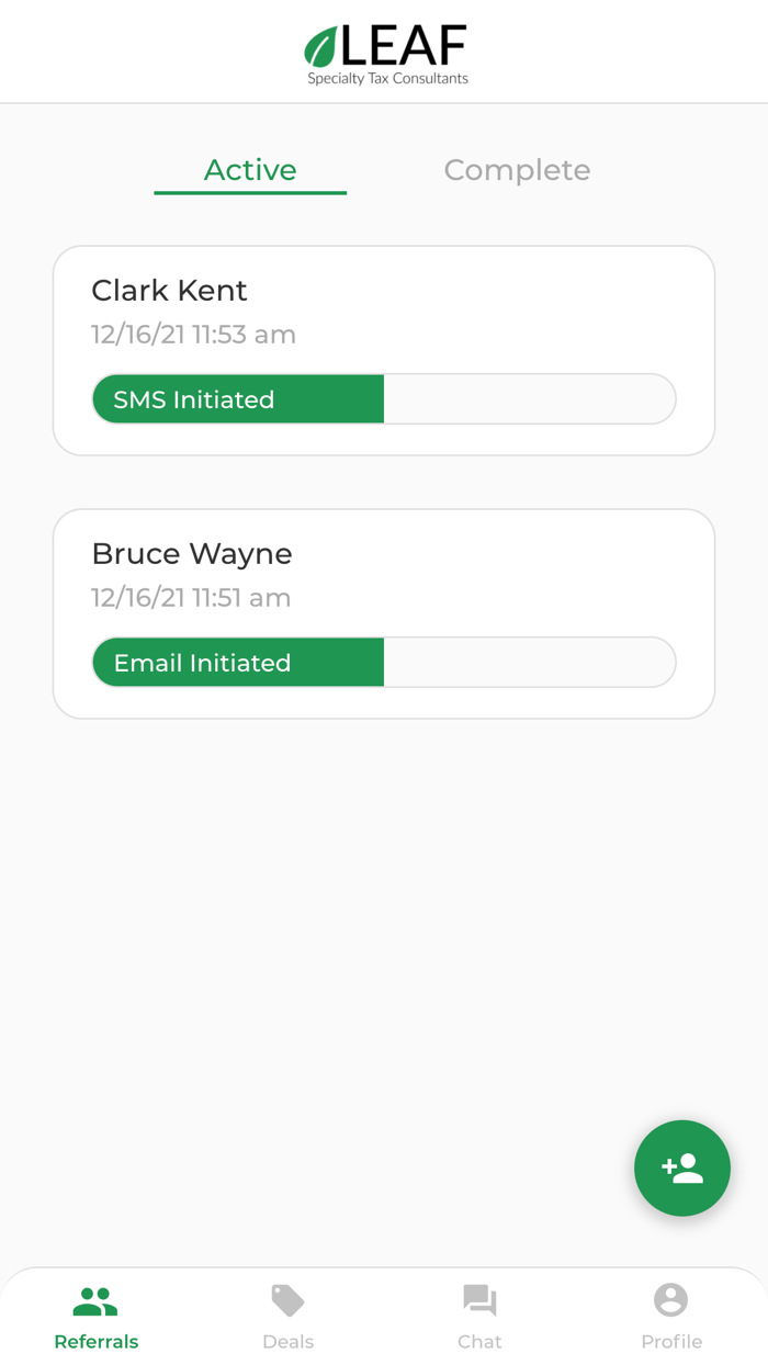 Leaf Tax Partner App