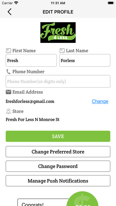 Fresh For Less Screenshot