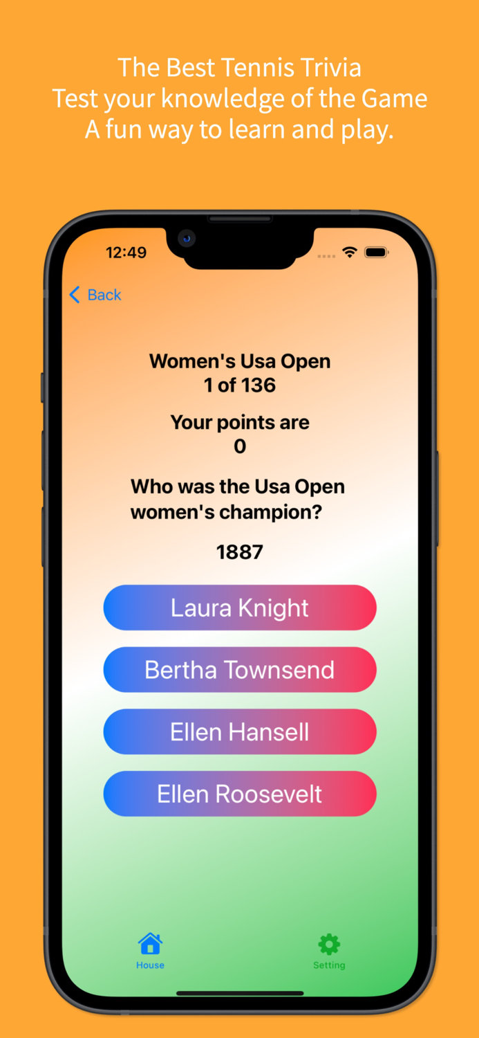 Best tennis league trivia