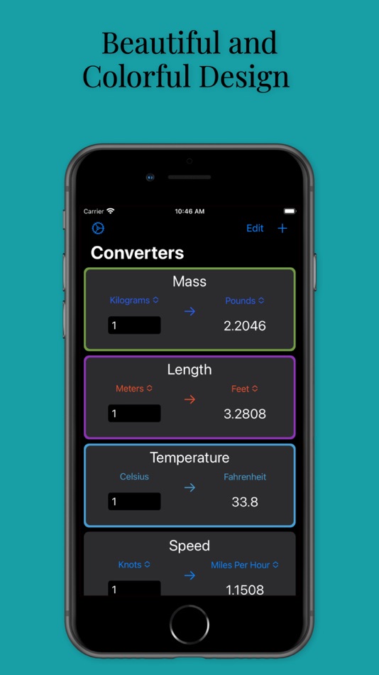 #1. ConvertTiles: Unit Converter (iOS) 由: Jason Koehn