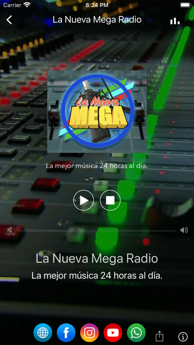 La Nueva Mega Radio Screenshot