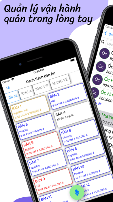 Đặt món Screenshot